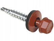 Wkręt farmerski RAL 8004 ceglasty 4,8x35 10 sztuk