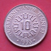 10  Tenesi   1993 r  -   Turkmenistan   rzadka !!  stan !!!