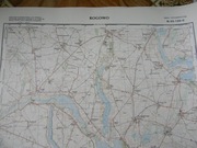 Mapa topograficzna 1:50 000 N-33-120-C Rogowo 