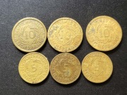 5, 10  Reichspfennig różne roczniki i mennice
