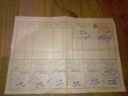 Gramofon Artur Wg-903 Unitra Fonica karta gwarancyjna 1987 ulotka