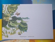 Ukraina koperta FDC Lipa serce-liść 2017