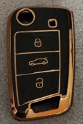 Etui na kluczyk Cupra VW SKODA gold złoty