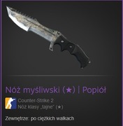 Huntsman knife scorched