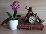 CUDOWNY ZEGAR KOMINKOWY z XIX w.  A 164