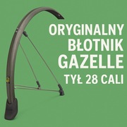 Oryginalny błotnik rowerowy Gazelle z podpórkami – tylny