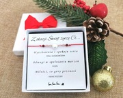 Bransoletka prezent pod choinkę świąteczny upominek kamienie naturalne 