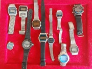 Stare zegarki elektroniczne 11 sztuk