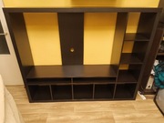 Szafka regał RTV IKEA Lappland ciemnobrązowa jak kallax