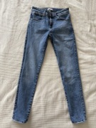 Jeansy Wrangler jeansy niebieskie skinny rurki W27 S