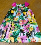 piękna satynowa sukienka rozmiar 98cm