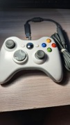 Kontroler Pad przewodowy biały do xbox 360 pc sprawny ładny