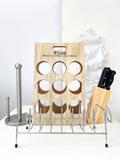 Stojak na wino Noże kuchenne Ociekacz Suszarka do naczyń