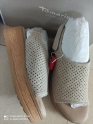 Sandały eleganckie skórzane Tamaris 39 250 mm