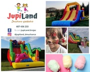 WYNAJEM Dmuchańce,dmuchana zjeżdżalnia, wata cukrowa