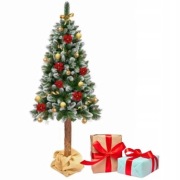 Sztuczna choinka na pniu