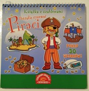 Piraci. Książka z szablonami. Potrafię rysować. Ponad 30 wzorków.
