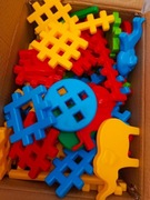 Klocki konstrukcyjne Waffle 140 elementów 