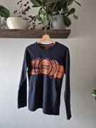 Chłopięca koszulka bawełniana długi rękaw granatowa Destination 158-164