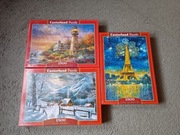 Zestaw puzzli  latarnia morska Paryż Paris Celebration Śnieżny Poranek 1500