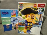 Puzzle Gigant 36el. prezent Psi Patrol kolorowanka Stitch Peppa trefl