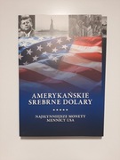 Dwa amerykańskie srebrne dolary Kennedy Waszyngton Skarbnica Narodowa 