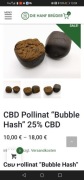Haszysz Bubble 21 % cbd - 20 Gramów