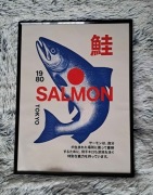 Plakat w ramce 30x40 Salmon 1980 Tokyo – Styl Vintage & Retro