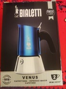 Kawiarka Bialetti Venus 85ml niebieska na indukcję