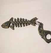 REKIN flexi brelok do kluczy GOLD BLACK keyrambit