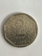 Moneta 2 francs 1979
