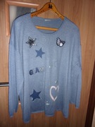 cienki sweterek damski L