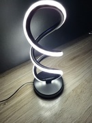 Nowoczesna lampka LED spirala ciepłe i zimne światło przyciemnianie