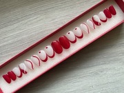 Ręcznie malowane sztuczne paznokcie, press on nails, tipsy handmade