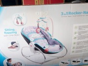 Tiny love 3w1 bujaczek leżaczek, łózeczko, fotelik