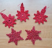 ZAWIESZKA OZDOBA ŚWIĄTECZNA  KOMPLET 5 SZTUK 