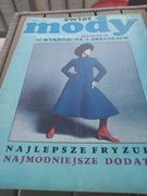 MAGAZYN MODOWY GAZETA SWIAT MODY 1970 WYKROJE PROJEKTY PRL