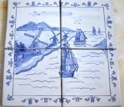 Kafelki kafle styl holenderski delft ręcznie malowane