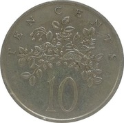 Jamajka 10 cents 1977, KM#47