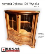 Prześliczna Komoda 120` ITALIA Dąb Drewniana Dab Rustikal BEKAS Producent