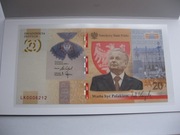 20 ZŁ LECH KACZYŃSKI + FOLDER EMISYJNY UNC