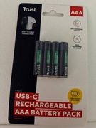 Akumulatorki AA 1700 mAh USB-C TRUST (4 szt.)