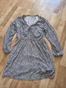 Sinsay 40 wiskoza sukienka zwierzęcy wzór zebra nowa bez metki