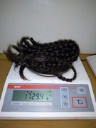 Włosy naturalne, nie farbowane, 40 cm