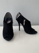 Guess open toe czarny zamsz 36/37 