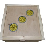 Powałka wielkopolska 10 ramkowa z 3 pajączkami drewniana