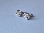 Srebrne sztyfty z cyrkoniami próba 925