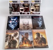 6x DVD komplet filmów TERMINATOR + 3 figurki POP!