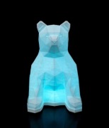 Lampa Nocna Niedźwiedź Polarny Low Poly - Geometryczny LED RGB