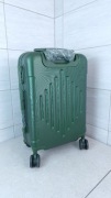 Nowa walizka twarda kabinowa 20 cali ciemnozielona trolley 360° kółka